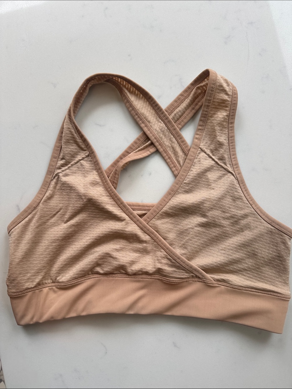 ExOfficio Women's Give-N-Go Sport Mesh Bralette in Buff Women’s Medium (8/10) - Picture 2 of 11